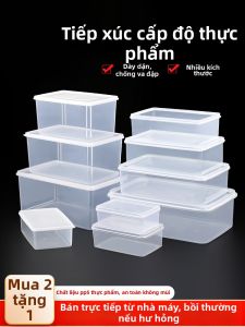 ZHAIXIAOER | Hộp Lưu Trữ Chống Thấm Trong Suốt Đạt Chuẩn Thực Phẩm
