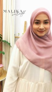Kerudung Coquette Tasel Pita / Hijab Paris Premium Segiempat Bordir / Ribbon