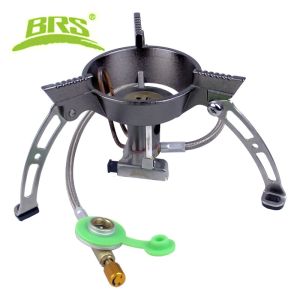 Kompor Kemping Outdoor Windproof Ultralight Camping Stove BRS-11