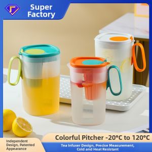 Large Capacity Durable Plastic Cold & Infusion Water Jug with Filter