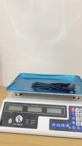 RAJA JIAHE Timbangan Buah sayur kue dapur laundry koper LCD Digital 40kg otomatis akurat serbaguna .