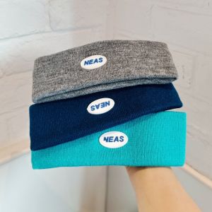 Băng Đô Đan Bằng Vải Len Thêu Chữ Thời Trang Cho Bé Gái Thể Thao Chạy Bộ Thấm Mồ Hôi Phụ Kiện Tóc Búp Bê Mùa Thu Phong Cách Hàn Quốc