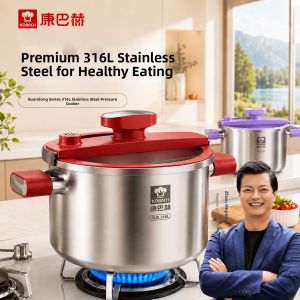 KBH | Rapid Cooking Multifunctional Pressure Cooker 316L Stainless Steel