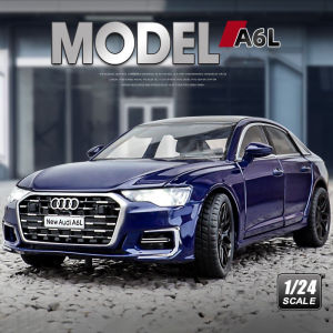 Quy Mô 1:24 Audi A6L xe hợp kim Mô Hình Xe mô hình đúc Âm Thanh Ánh Sáng Xe Những Người Yêu Thích Bộ Sưu Tập Trẻ Em Món Quà Sinh Nhật Kim Loại Đồ chơi bé trai