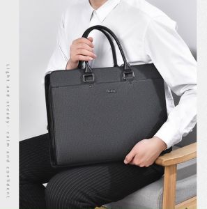 Cặp Da Thời Trang Công Sở HUABUPS 0906 Hàng Chính Hãng.Túi Xách Da Laptop Văn Phòng Cao Cấp.