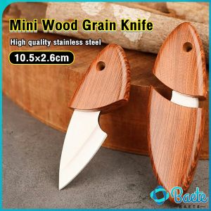 Baete Mini Wood Grain Color Fruit Knife Kitchen Knives