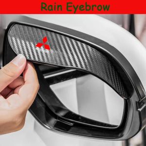 Waterproof Rearview Mirror Rain Cover for Car Mirror Cap For Mitsubishi Outlander Lancer 10 9 ASX RALLIART Eclipse L200 Pajero