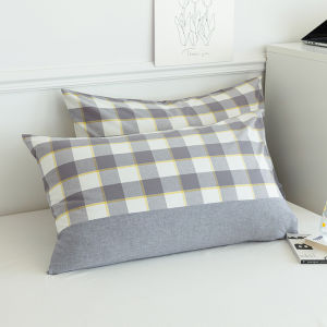 SUNLIGHT HOME 2 Cái Áo Gối Cotton Kẻ Sọc 1 Cặp  Vỏ Gối Màu Sắc Tương Phản Vỏ Gối Thoáng Khí