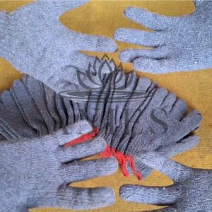 Sarung tangan rajut 1 lusin 12 pasang 24 pcs putih abu hitam/sarung tangan murah sarung tangan kerja