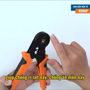 Kìm bấm đầu cos Đài Loan cao cấp HSC8 6-4A - Bảo hành 6 tháng