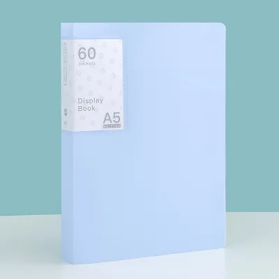 A5 หนังสือเก็บเอกสาร 60 หน้าหนา ใส หลายชั้น สำหรับนักเรียน แฟ้มเก็บใบสอบ A4 แฟ้มเก็บเอกสาร 32K แฟ้มเก็บเอกสารการตรวจครรภ์ แฟ้มเก็บการ์ดเรียนรู้ใหม่