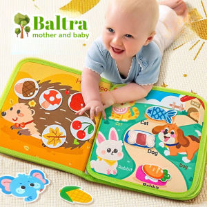Baltra Montessori Busy Book Farm Felt Cloth Book Animal Fruit Theme Early Learning Toys Christmas Gifts
