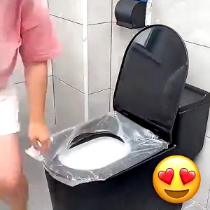Disposable Toilet Seat Covers Waterproof Portable Toilet Seat Pads for Public Restroom Airplane
