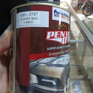 CAT PENTA PU OTO MERAH DOFF ATAU SCOOPY RED DOFF ISI 1 LITER