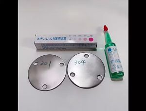 Dung dịch thử inox 201 304 316 chai 50ml.