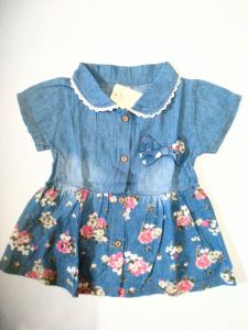 Dress Bayi Perempuan Import Jeans Cute