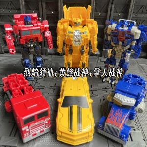 Deformation Toy Mini Transformers Bumblebee Car Robot Full Set Model Suit Boy Hand-Made Gift