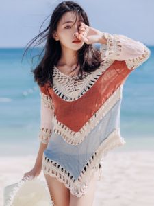 Womens Three-Piece Swimsuit Split Conservative Small Chest Push up Students Korean Fresh Belly Covering Slimming Spa Swimsuit