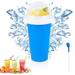 Homemade Smoothie Cup Quick-Frozen Ice Cream Milkshake Bottle Summer DIY Juice Iced Cup Freezed Portable Squeeze Slushie Cups