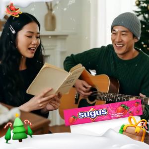 [Outer Deals] Sugus Strawberry Outer 30g x 24 Chewy Candy / Fruity / Snacks