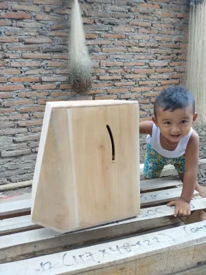 cajon drumbok dobel snapy/cajon travel murah