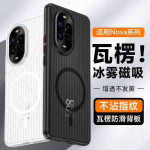 Ultra-Thin Huawei Nova13 Nova14Pro Nova12 Ultra Protective Hard Shell Case with Magsafe Magnetic Attraction Luggage Pattern Anti-Fall