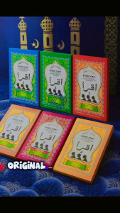 (3 Pcs) Buku IQRO Per Jilid Ukuran Kecil Jilid 6 Kertas CD Buram
