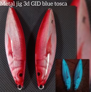 metal jig 3d full gid/fospor biru size 60g 80g 100g 150g 200g originial realisjigginglurebali