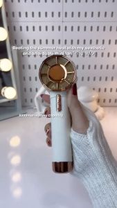 8000MAH Portable handheld mini fan with rechargeable long battery life strong wind power and silent operat