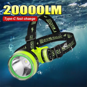 Diving Flashlight Headlight Flashlight Rechargeabl Waterproof Outdoor Led Diving Headlamp Flasligth Water Proof Original