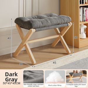 maitian | Foldable Wooden Footrest Stool for Home and Office