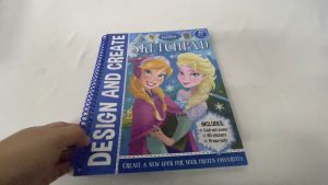 Disney Frozen Design & Create Press-Outs Foldout Scene Activity Book with Stickers for Kids