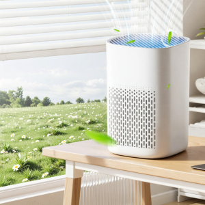 Portable Desktop Air Purifier Small Size Negative Ion Generator Household Deodorizer Remover Fresh Air Machine USB Powered