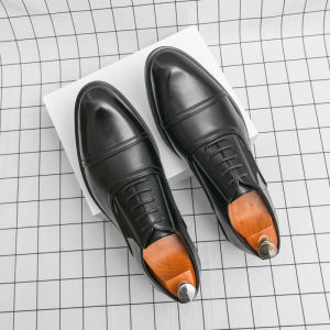 NUDANLAI | Giày Oxford Đế Nhọn Kích Cỡ Lớn Handmade