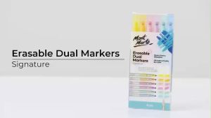 Bộ 6 Bút Erasable Dual Marker Mont Marte - Có Thể Xoá Được MMPM0041