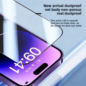 Apple iPhone Tempered Glass Screen Protector Dust-Free Warehouse Privacy Filter Anti-Glare Shockproof Clear HD Protection
