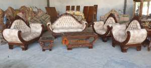 (WAJIB BACA DESKRIPSI) SOFA TAMU PRAWU KAYU JATI FINISHING UKIR MEWAH KURSI MEJA DEKORASI INTERIOR MURAH TATANING FURNITURES JEPARA
