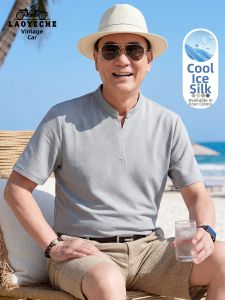 LAOYECHE | Mens Polo Shirt for Seniors Summer Leisure
