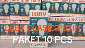 Lampu LED Luby tipe Classic Garansi 1 tahun Lampu Luby CAHAYA PUTIH