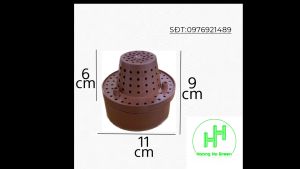 COMBO 10 Cốc điều hòa thông minh loại vừa 17x14x10cm - Phụ kiện trồng Lan thông minh cho HOA PHONG LAN