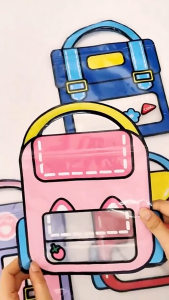 Colorful Handheld Ziplock Bag Portable Jewelry Pouch Childrens Day Birthday gift Gift Packaging Bag