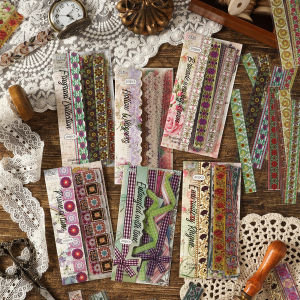 Stickers Punk | Nhãn Dán DIY Dài Họa Tiết Cổ Điển cho Scrapbooking