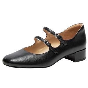 Joy & Peace | New 2026 Sheepskin Vintage Thick Heel Mary Janes