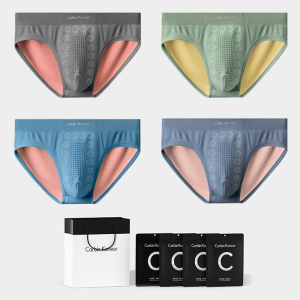 Joomuu | Mens Large Size Anti-bacterial Modal Ice Silk Briefs