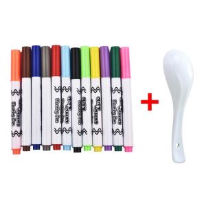 Magical Water Painting Pen Whiteboard Markers Floating Ink Pen Doodle Water Pens Montessori Early Education Toy Art Supplies