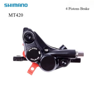 SHIMANO | Shimano DEORE MT420 Hydraulic Disc Brake BR-MT420 Brake Caliper with 4 Pistons Suitable for MTB Original Shimano