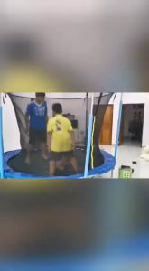 แทรมโพลีน แทรมโพรีนเด็ก แทมโพลีนเด็กออกกำลังกาย กระโดดเล่น กระโดดฝึกกำลังกาย