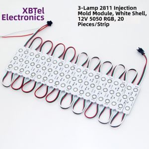 RGB Waterproof WS2811 Colorful Strip Lights 12V