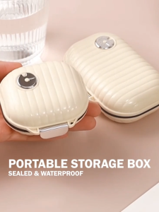 Portable Pill Organizer Pocket Size Medicine Container Travel Mini Pill Holder Multiple Compartments Tablet Box