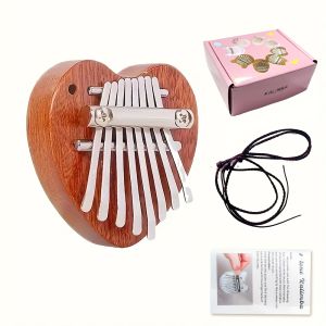 8 Key Mini Wooden Kalimba Piano High-Quality Thumb Piano Instrument Music Accessory & Pendant Gift Perfect Musical Companion